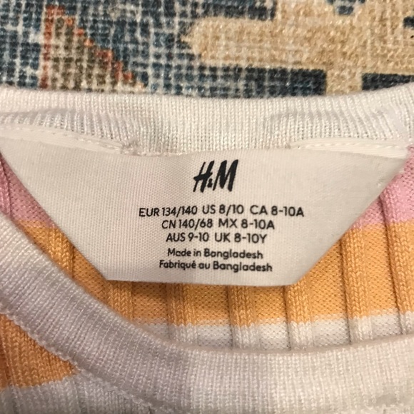 H&M girls crop top: Size 8-10 girls US - Picture 3 of 4